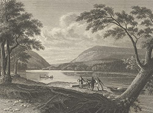 Toile Delaware Water Gap par Asher Brown Durand, impression d'art supérieure 60x90cm