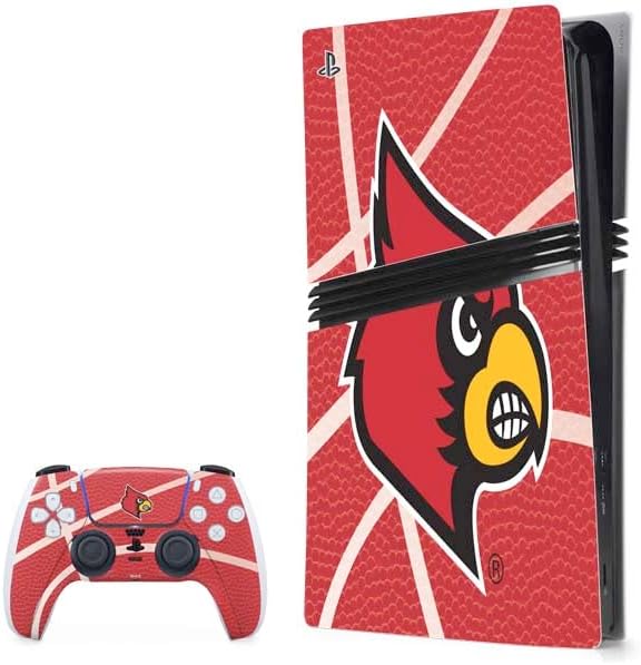 Skinit Decal Gaming Skin Compatible with PS5 Pro Bundle - Officially Licensed University of Louisville Chevron Design