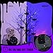 Vanthylit Halloween Tree, 2FT Spooky Black Tree Battery Operated with 24 Purple Lights and 8 Bats, Halloween Decorations Indoor Lighted Table Centerpiece with Timer for Mantel Office Haliday Decor