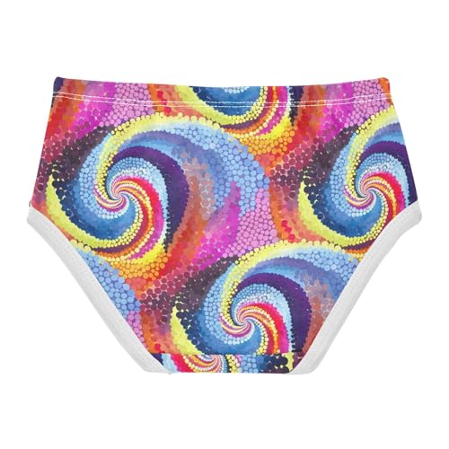Swirling Colorful Dots Toddler Girls's Underwear 2T 202c16332
