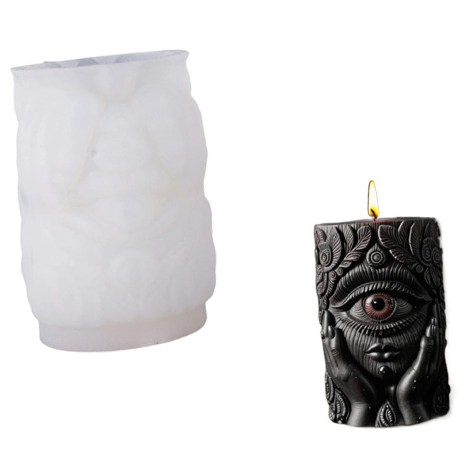 Xjdzineq Halloween Silicone Mold for Making, Aromatherapys Candled Resin Ornaments Epoxy Resin Casting Molds Aromatherapys Mold