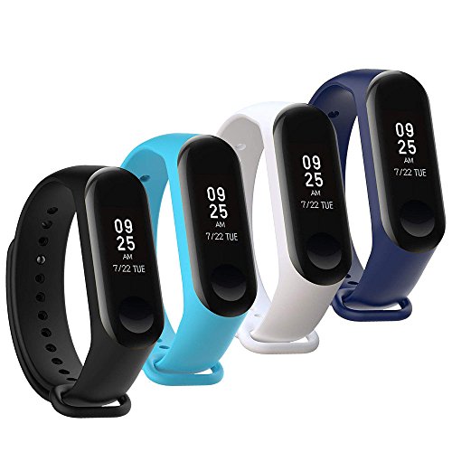 for Mi Band 4 Strap/Mi Band 3 Strap Replacement Xiaomi Mi Band 4 Smart Watch Wrist Strap Bands for Women Man