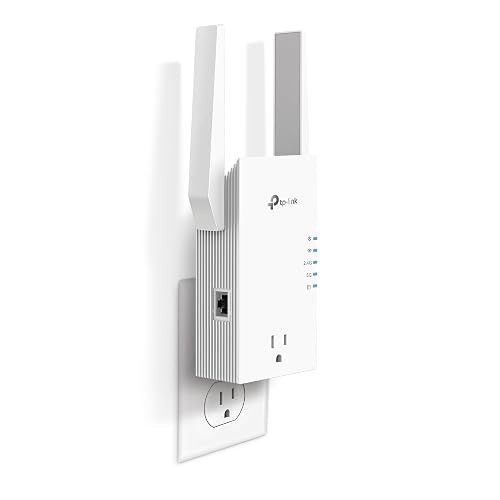 TP-Link RE765X AX3000 Wi-Fi 6 Extender with Pass-Through Outlet