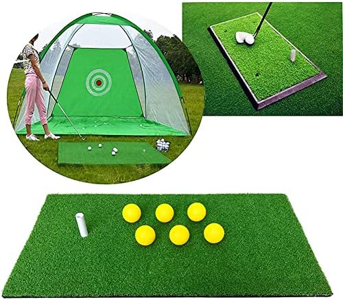 Groify 5 Pcs Golf Rubber Driving Range Tees and 2 Pcs Plastic tees for in Different Sizes for Golf Practice Mat