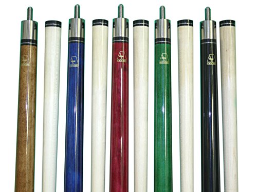 Aska Set Of Wrapless 2-Piece Billiard Pool Cue Sticks L3, 58" Hard Rock Canadian Maple, 13Mm Hard Le Pro Tip, Mixed Weights And Colors (Set Of 5 Sticks) #TOP2