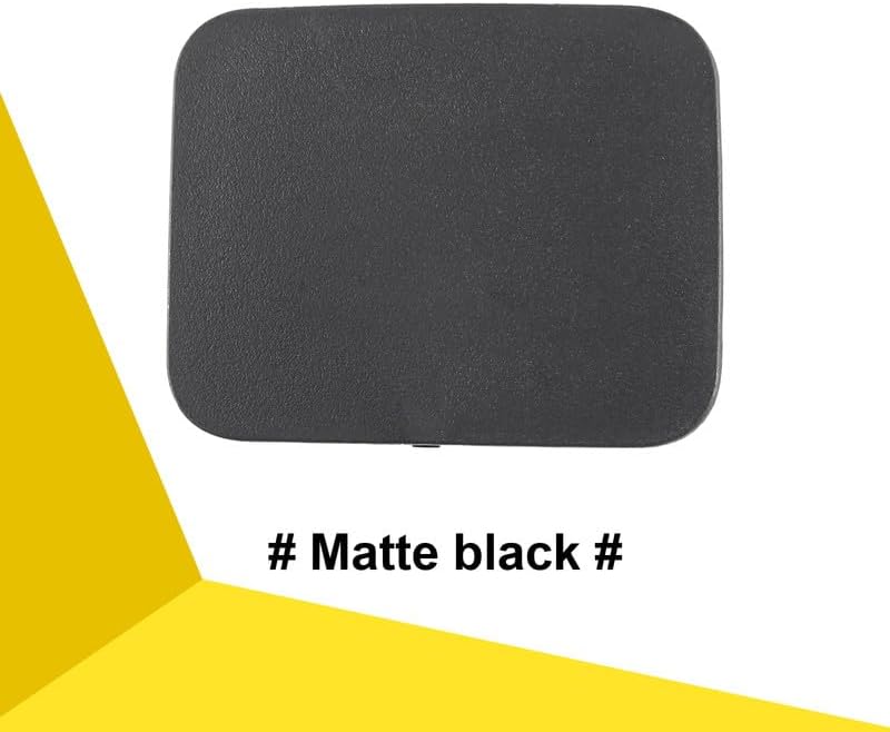 Car Rear Bumper Tow Hook Cover Compatible with Toyota C-HR CHR 2017 2018 2019 2020 Trailer Cover Cap 52162-F4020 Towing Eye Cap Matte Black Right Passenger Side