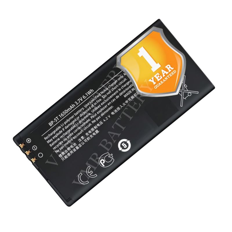 Image of Original BP-5T Battery Compatible for Nokia Lumia 820 - (1450mAh) - 1 Year Warranty K7