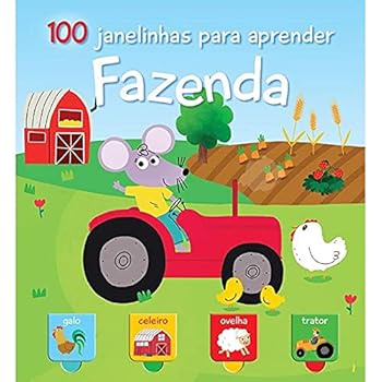 Hardcover Fazenda: 100 Janelinhas Para Aprender [Portuguese] Book