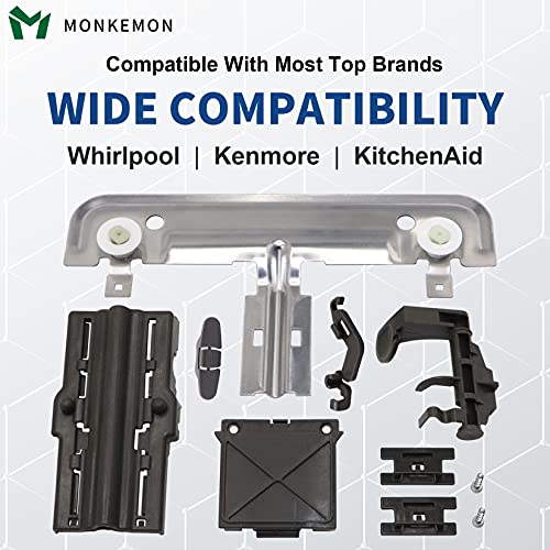 20pcs W10712395 Dishwasher Top Rack Parts for Kenmore Whirlpool Dishwasher Parts, Replace Ap5957560 W10350375 Upper Rack Parts, WDT730PAHZ0 WDTA50SAHZ0 WDT970SAHZ0 WDT780SAEM1 by MONKEMON - Image 3