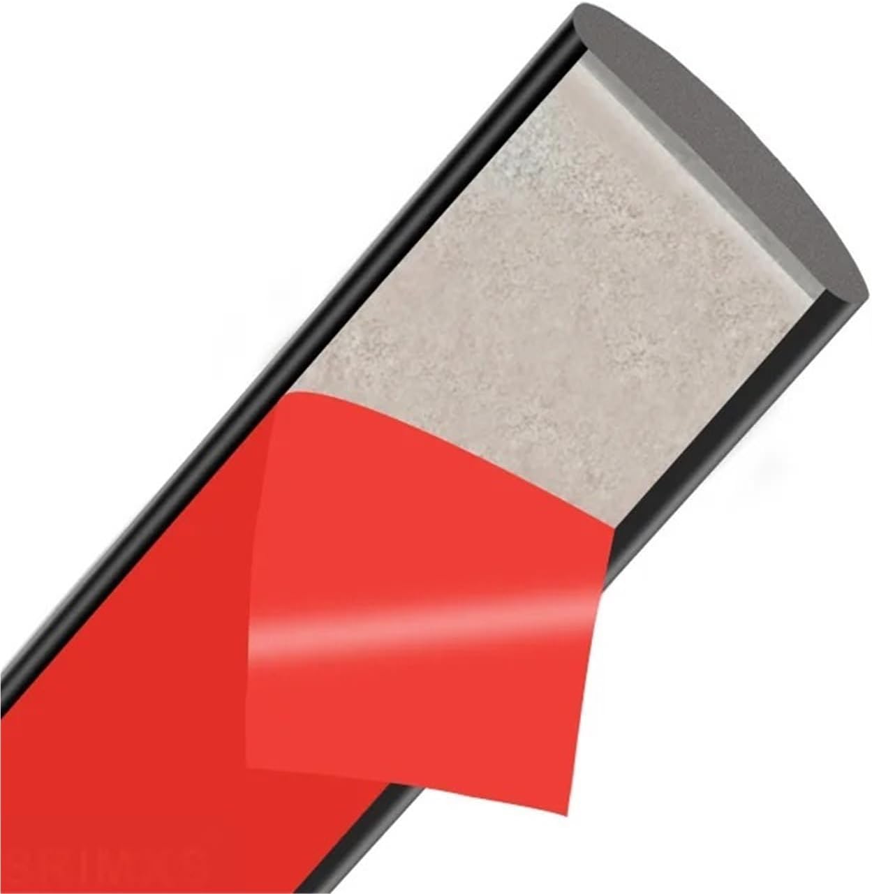 2-8 Meter Car Roof Rubber Seal Strip Trim Car Sealing Strip Sunroof Noise Insulation Triangular Window for Car Accessory Sealant(8 Meters)