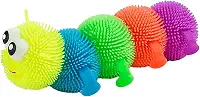 Centopeia Antiestresse Sensorial com Luz 18cm – Brinquedo Infantil Colorido, Toque Macio, Brilha no Escuro, Fidget Toy Relaxante para Crianças - TYDA