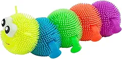 Centopeia Antiestresse Sensorial com Luz 18cm – Brinquedo Infantil Colorido, Toque Macio, Brilha no Escuro, Fidget Toy Relaxante para Crianças - TYDA