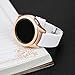 YiJYi 3 Pack Compatible for Samsung Galaxy Watch 42mm Active 2 40mm Watch Bands,20mm Width Silicone Strap Sports Replacement Wristband for Women Men