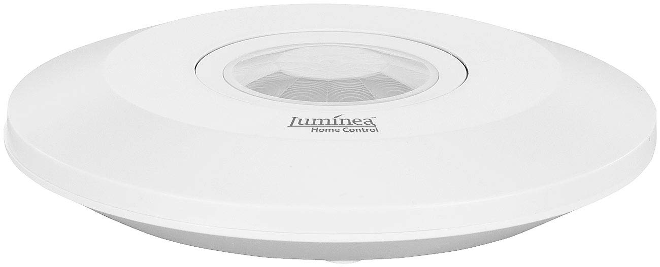 Luminea Home Control rilevatore di movimento Alexa: 230 Volt PIR Motion Sensor, extra-sottile, WLAN (sensore di movimento wlan app, sensore)