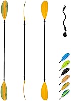Vista 13 de OCEANBROAD - Remo de kayak de 86 pulgadas/218 cm, 90.5 pulgadas/230 cm, 95 pulgadas/241 cm, remo de aleación para kayak, bote y canoa con correa