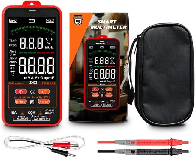 Automatic Smart Multimeter | Automatic Digital Multimeter | German Technology | Measures Voltage, Current, Resistance, Continuity, Capacitance, Temperature, Frequency | METALLER (Designed in Germany)-image-21