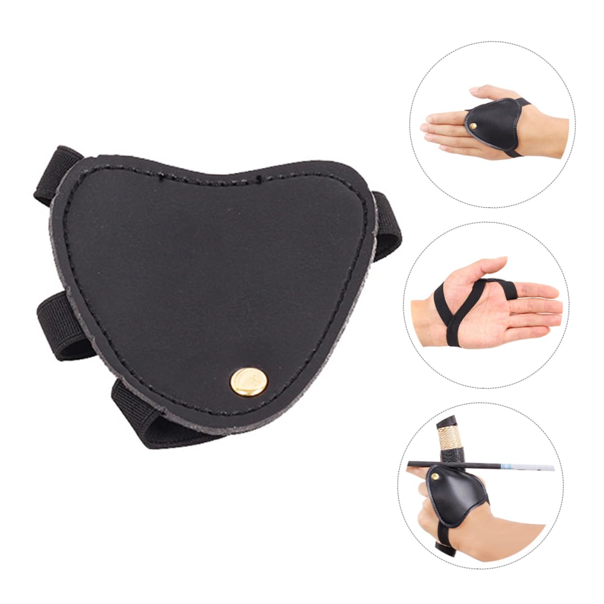 OHPHCALL Archery Arm Guard and Finger Tab 1pc Archery Glove Small Size Comfortable and Sturdy