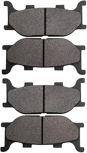 Para Yamaha FZ6 Naked Fazer Piston Pinza 2004-2007 XJ6 N F S SP Diversion 600 2013-2015 motocicleta semi metálico pastillas de freno delanteras y