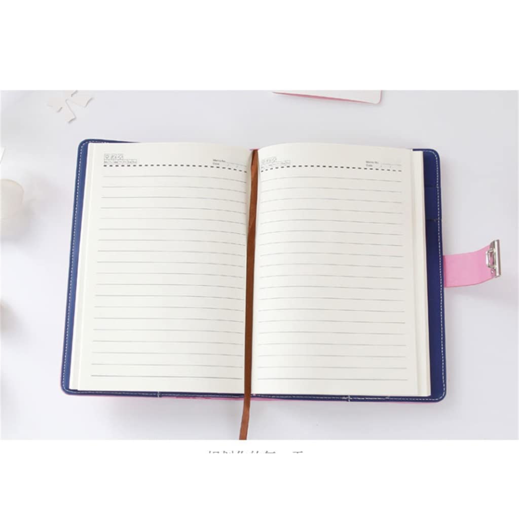 Passwort-Paar mit Schloss, Büro-Tagebuch, verdicktes Handbuch, Notizblock für Teenager, Schreibwaren, Notizbuch (A, 14,5 x 21 cm)