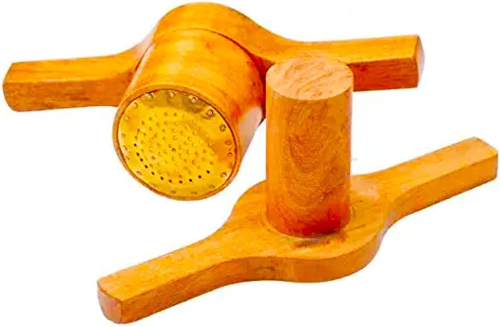 Ganapathi Martin -iDIYAPPAM WOOD/ idiyappam wooden Plate/ idiyappam wood plates/ idiyappam wooden maker/ idiyappam wooden / idiyappam wood press maker/ idiyappam wooden Press/ idiyappam wooden Press maker/ wood idiyappam./ Wooden Kitchen Press,Idiyappam,Sev Sancha Maker with Brass Bottom Sheet,(Wood Brown) Wt-0.48kg