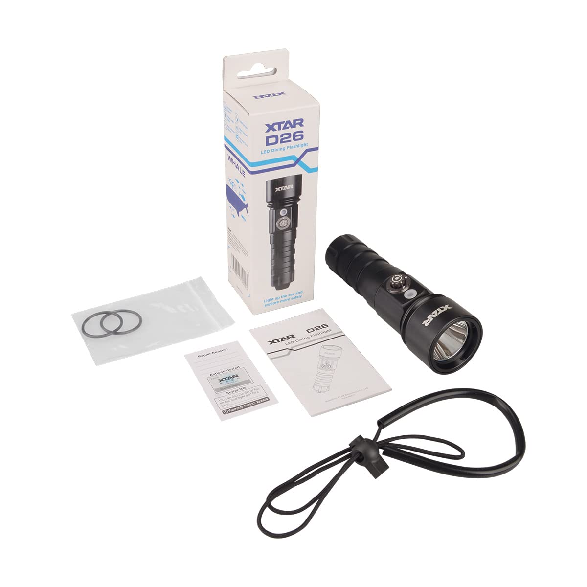 XTAR D26 1100Lm linterna de buceo