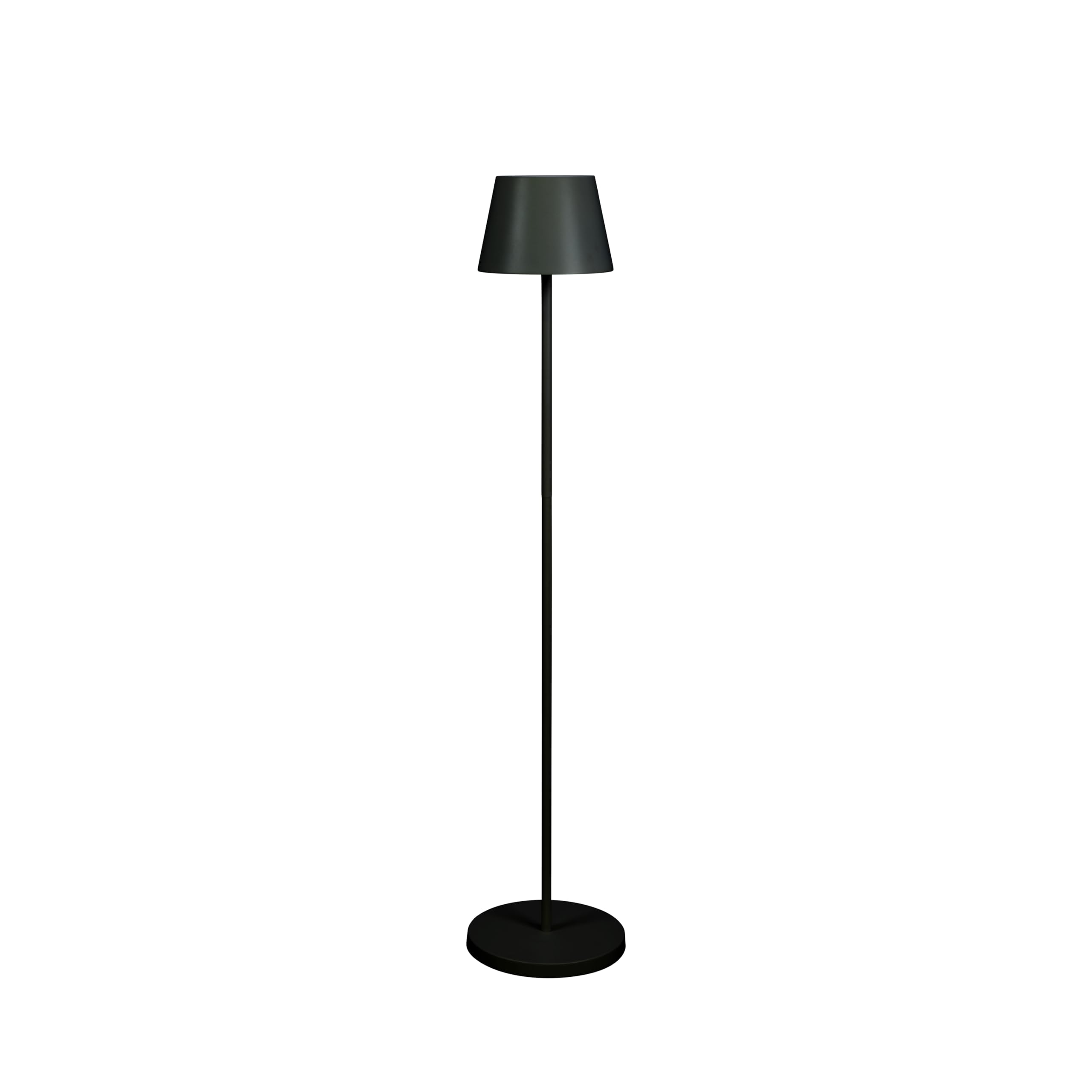 Konstsmide LED Stehlampe Pomezia M | schwarz | Indoor/Outdoor | Kabellos | 25 x 53/88,5/126 x 25 cm | 7841-750