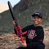 Formidable Toys - Foam Sword for Kids - 32" Eon Arc Red & Black Prime Swords - Foam Swords for Adult