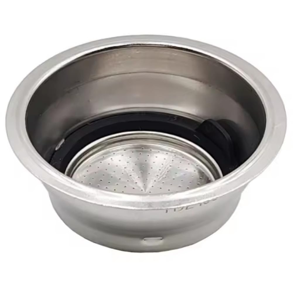 Aundhegrtt Coffee Filter Reusable Portafilter Basket 51mm Stainless Steel for Espresso Machine Double Shot Filter Cup
