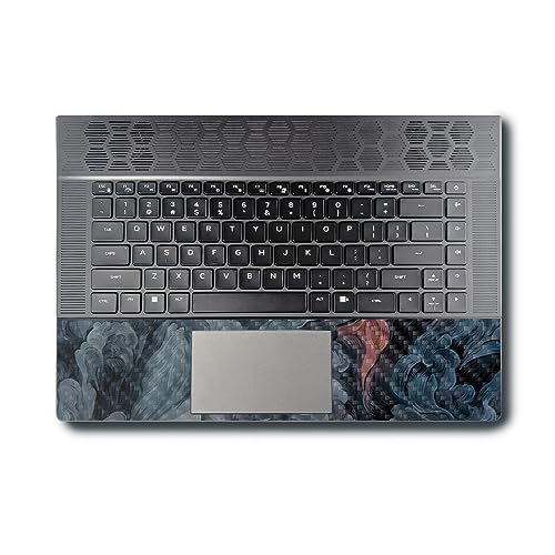 Image of MightySkins Carbon Fiber Skin Compatible With Alienware X16 R1 (2023) Full Wrap Kit - Storm Cloud | Protective, Durable Textured Carbon Fiber Finish | Easy To Apply and Change Styles | Made in the USA