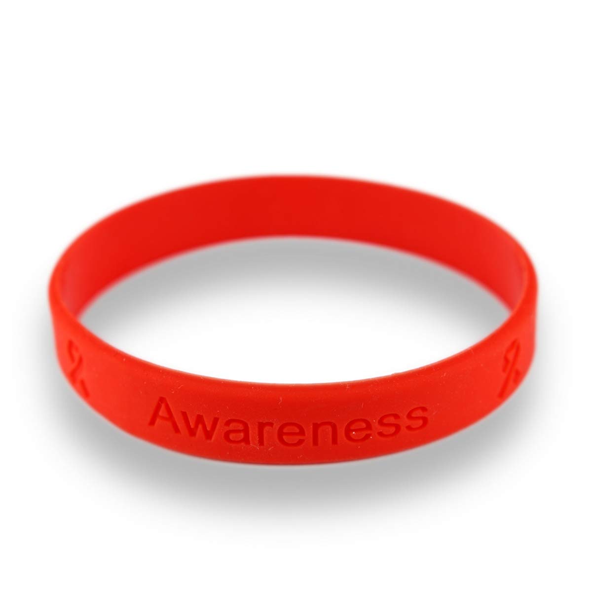 WARRENSLOVE シリコンブレスレット レッド Amazon | [AWARENESS RIBBON] シリコンブレスレット レッドリボン HIV