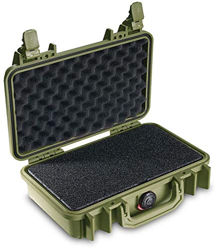 PELI 1170 Valise de protection de 3 L verte idéale pour expéditions et tournages