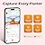 RichBird Hummingbird Feeder with Camera and Smart Bird Feeder with Built-in Lifetime Free AI Identify Bird Species & Solar Panel, Auto Video Capture & Instant Notifications, Ideal Gift fo Mother‘s Day