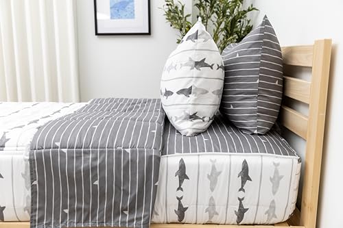 Beddy's Great White Shark Durable Zipper Bedding for Kids -