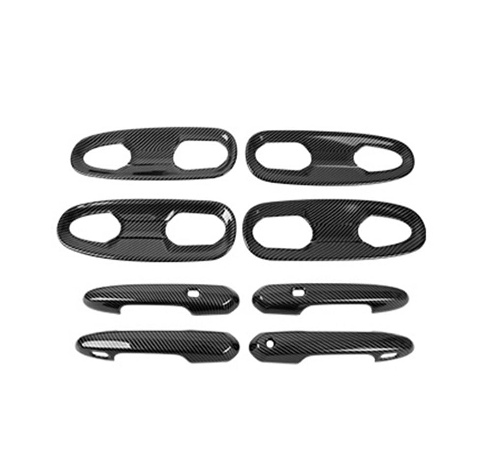 Ymyyqw Type B Lhd Car Outer Door Handle Car Accessories Plastic Carbon Fiber Lhd Door Handle Cover Trim For Sienna Xl40 2022 2021