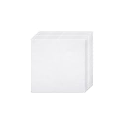 10 PCS Embroidery Fabric, Pre-Cut White Natural Cotton Embroidery Cloth Fabric, Embroidery Cloth Squares for Embroidery Garment Craft (5.9 × 5.9 Inch)