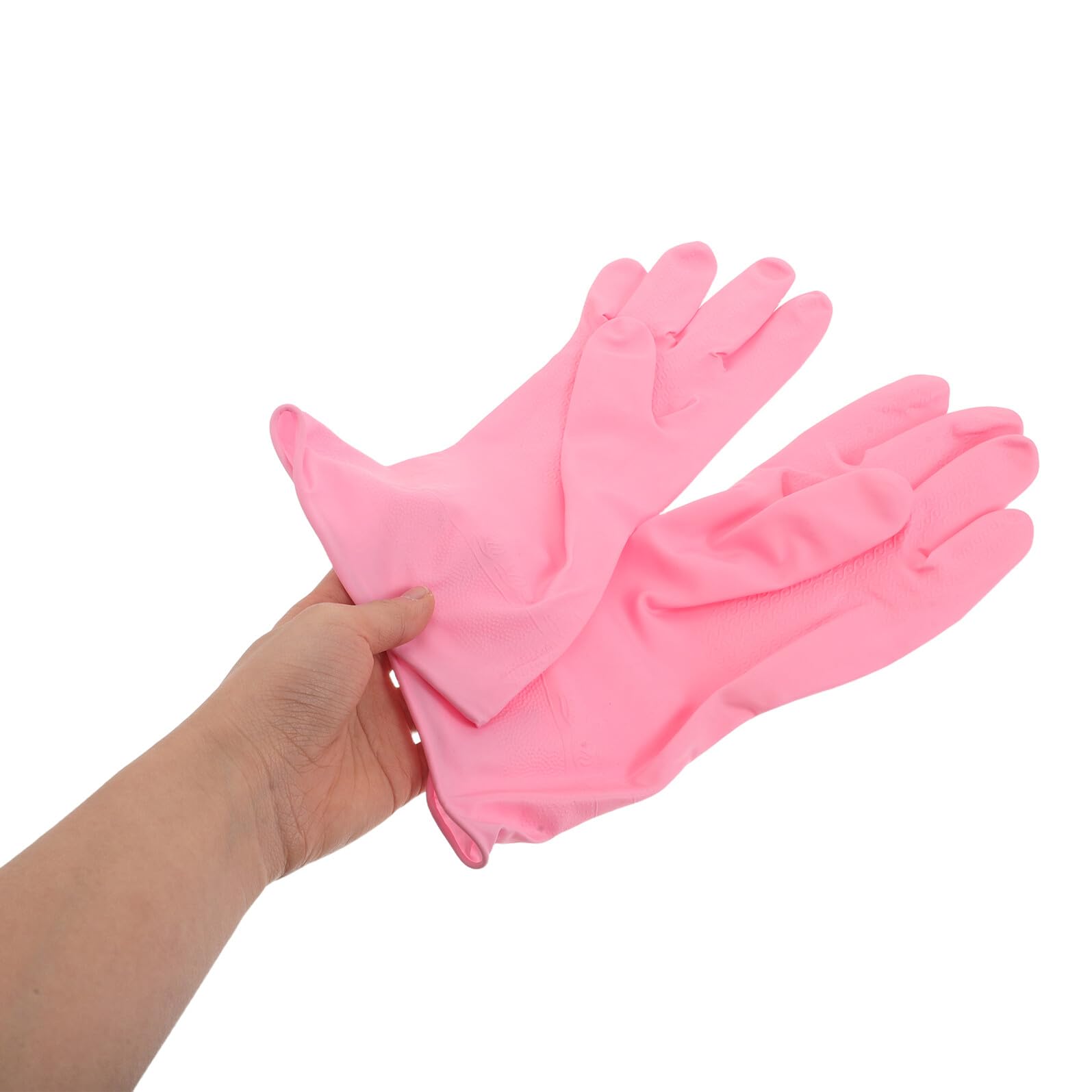 Guanti in Gomma Impermeabili da Cucina Antiscivolo, Taglia Media, Set da 8 Paia per Lavaggio Piatti, Pulizia Bagno e Giardinaggio, Riutilizzabili con Asciugatura Rapida