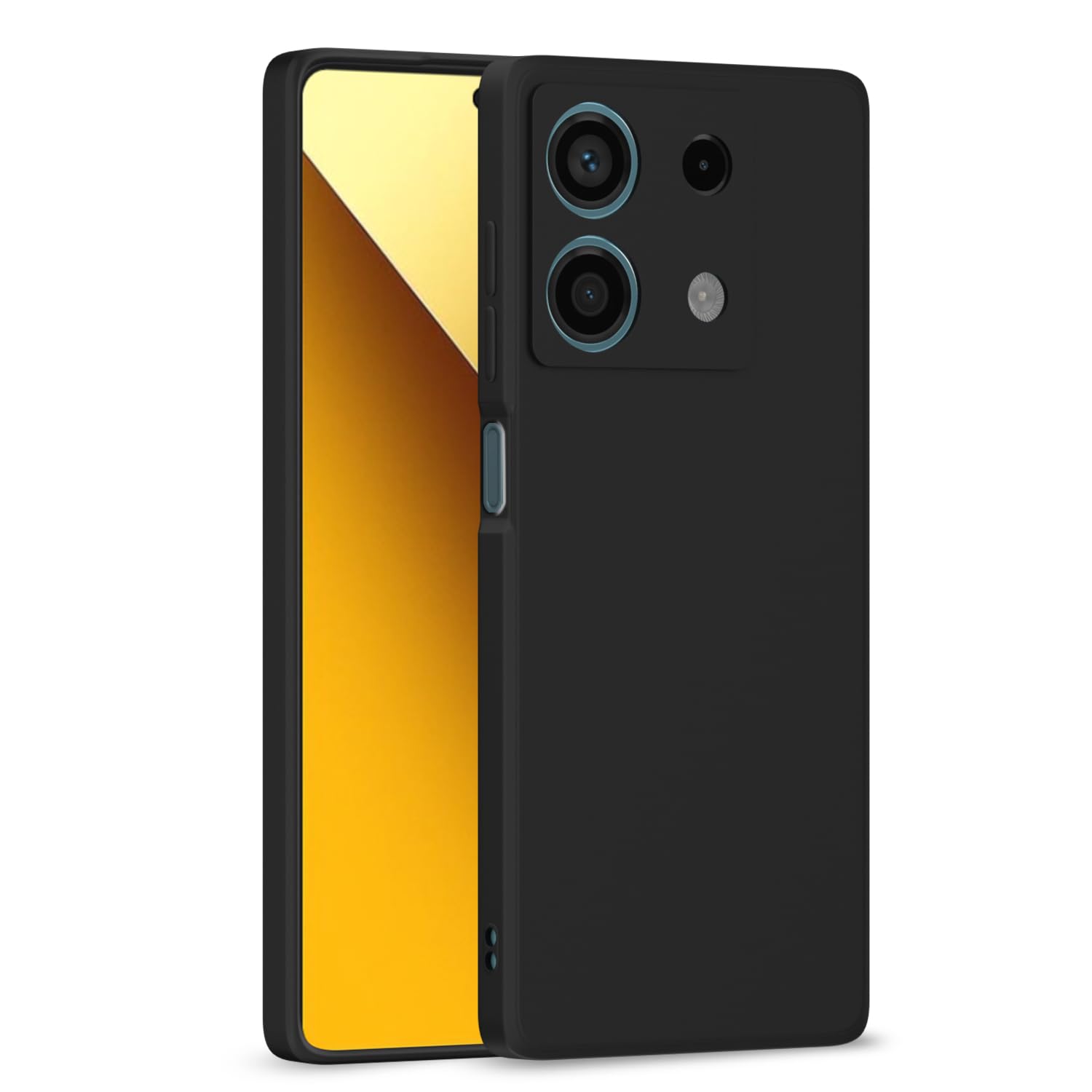 Pikkme Redmi Note 13 5G Back Cover Camera Protection Shockproof Soft Matte Silicone Back Case for Redmi Note 13 5G (Black) (B0D14YFLKH) Amazon Price History, Amazon Price Tracker