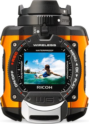 Ricoh WG-M1 Action Camera - Orange (14MP): Amazon.co.uk