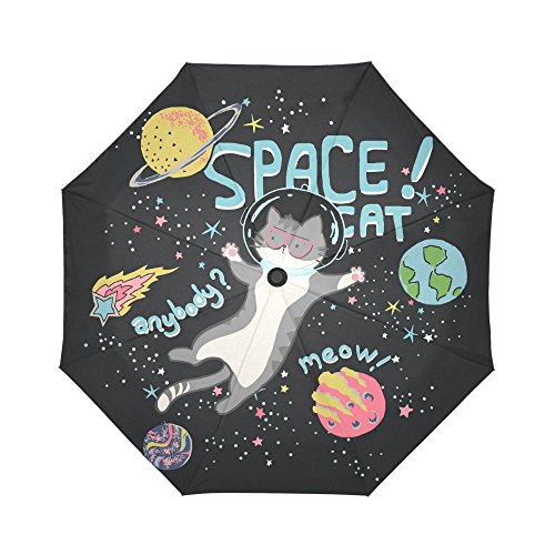 Cute Cat Umbrellas Black, lightweight, and with ears