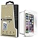 iCarez [Full Fit Tempered Glass] For White Color Apple iPhone 6 6S Easy Install with Lifetime Replacement Warranty [1-Pack,0.33mm] - Retail Packaging