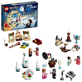 LEGO 75981 Harry Potter Calendrier de l’Avent LEGO Harry Potter jeu de Construction de Noël – Scène du Bal de Noël à Poudlard