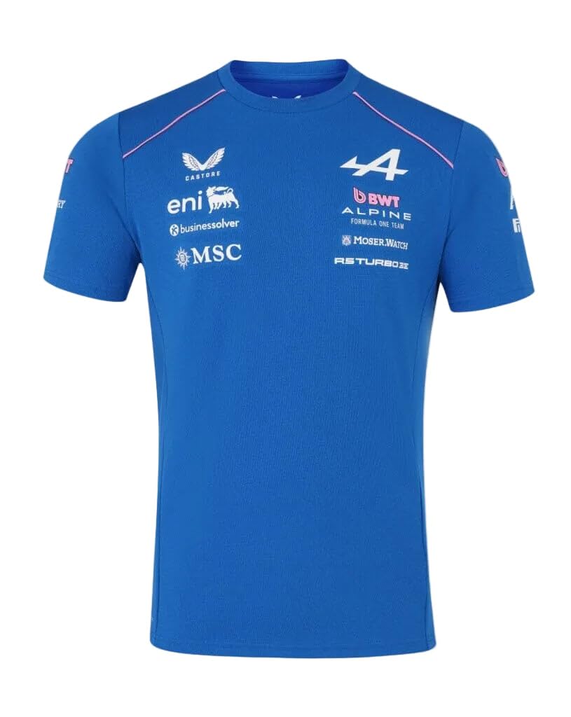 Official Men’s Bwt Alpine Formula One Team Set Up T-shirt