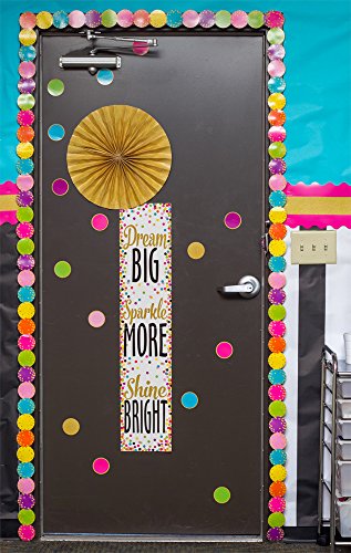 Image of Teacher Created Resources Confetti Dream Big, Sparkle More, Shine Bright Banner (TCR3915)