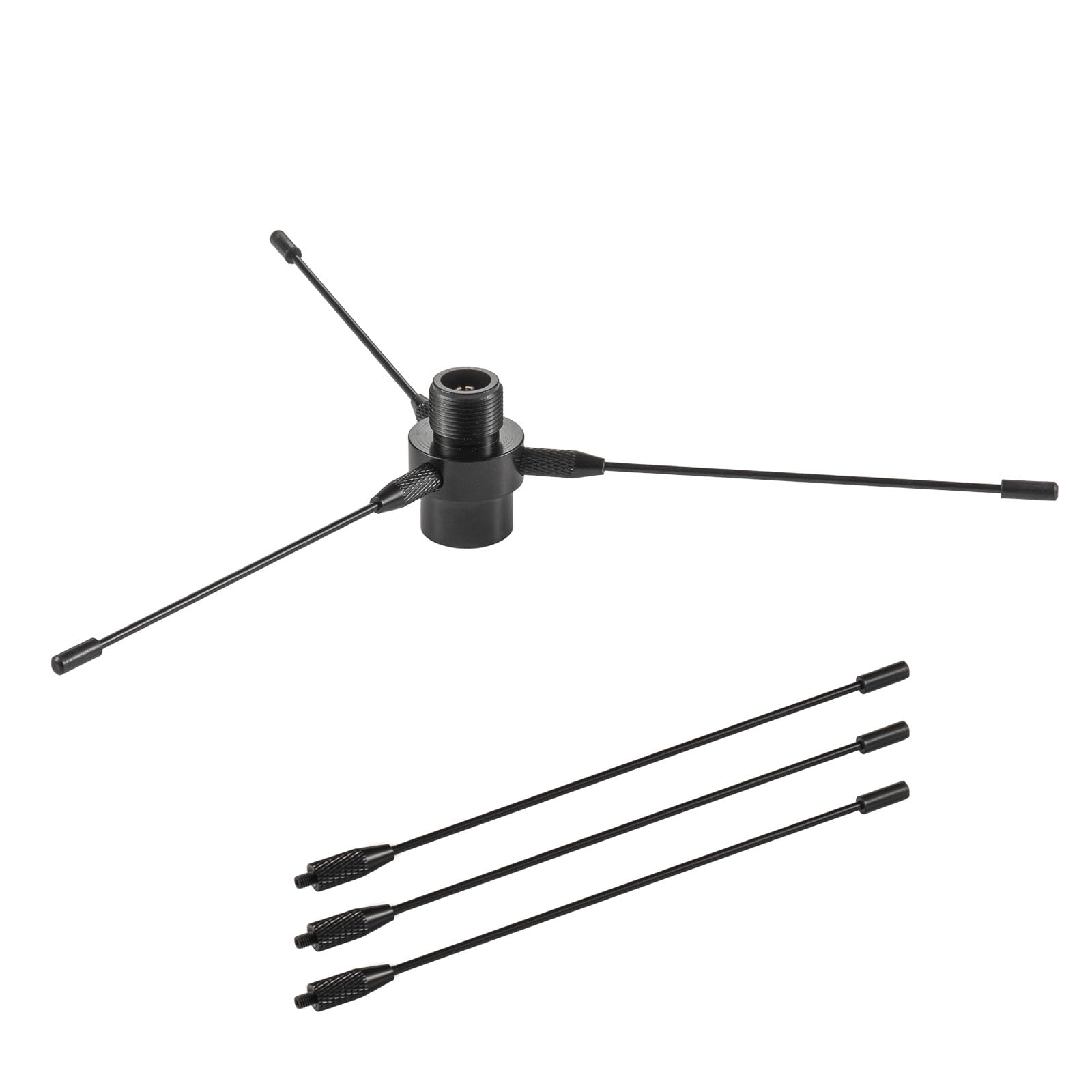 Eifagur UHF VHF Dual Band 136-174MHz 400-470MHz Mobile Base Radio Antenna Ground Plane Kit, 2m/70cm PL259 to SO239 Antenna Ground Plane Kit