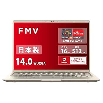 富士通　ノートパソコン 富士通 ノートパソコン office付き 新品 同様 FMV FUTRO MA576