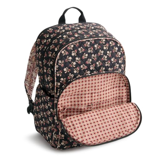Image of Vera Bradley Premium Cotton Large Bancroft Backpack - Melissa Ditsy, 28L