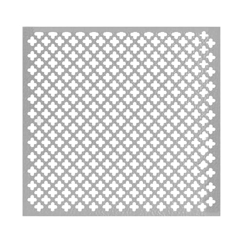 Image of M-D Building Products 57166 Aluminum Cloverleaf Sheet - for Interior /Exterior Design, Stylish, Lightweight, Corrosion-Resistant, Easy to Mold and Trim (36 in. x 36 in. x .020 in.) (Mill)