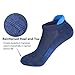 J.WMEET Men's Low Cut Ankle Athletic Socks Cushioned Breathable Running Performance Sport Tab cotton Socks