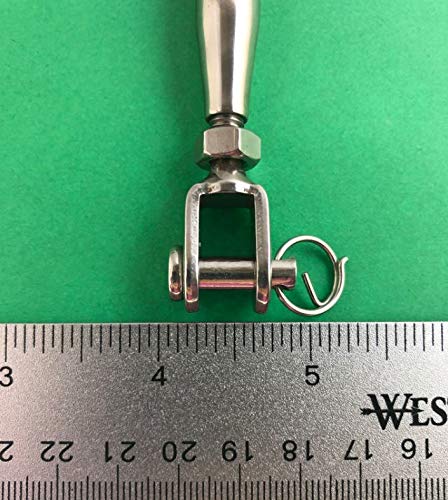 Tensor para cable acero acero inoxidable M6 6mm miniatura 4