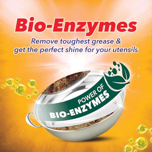 Image of Exo Anti-Bacterial Dishwash Bar 500gm | Power of Bio-Enzymes Removes Tough Grease | Complete Dishwashing Solution With Yuzu Lemon for Malodor Buster | Experience Hygienic & Superior Cleaning